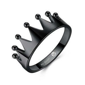 Sterling Silver Crown Ring Unisex